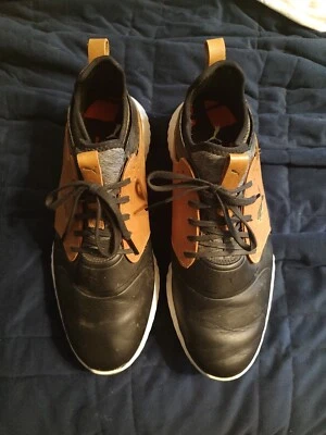 Мужские кожаные туфли для гольфа PUMA GOLF Ignite Pwradapt в клетке коричневые/черные размер 9 - Изображение 1 из 4