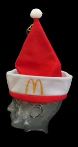 Vintage McDonald’s Team Member Red/White Christmas Santa Claus Hat - Picture 1 of 4