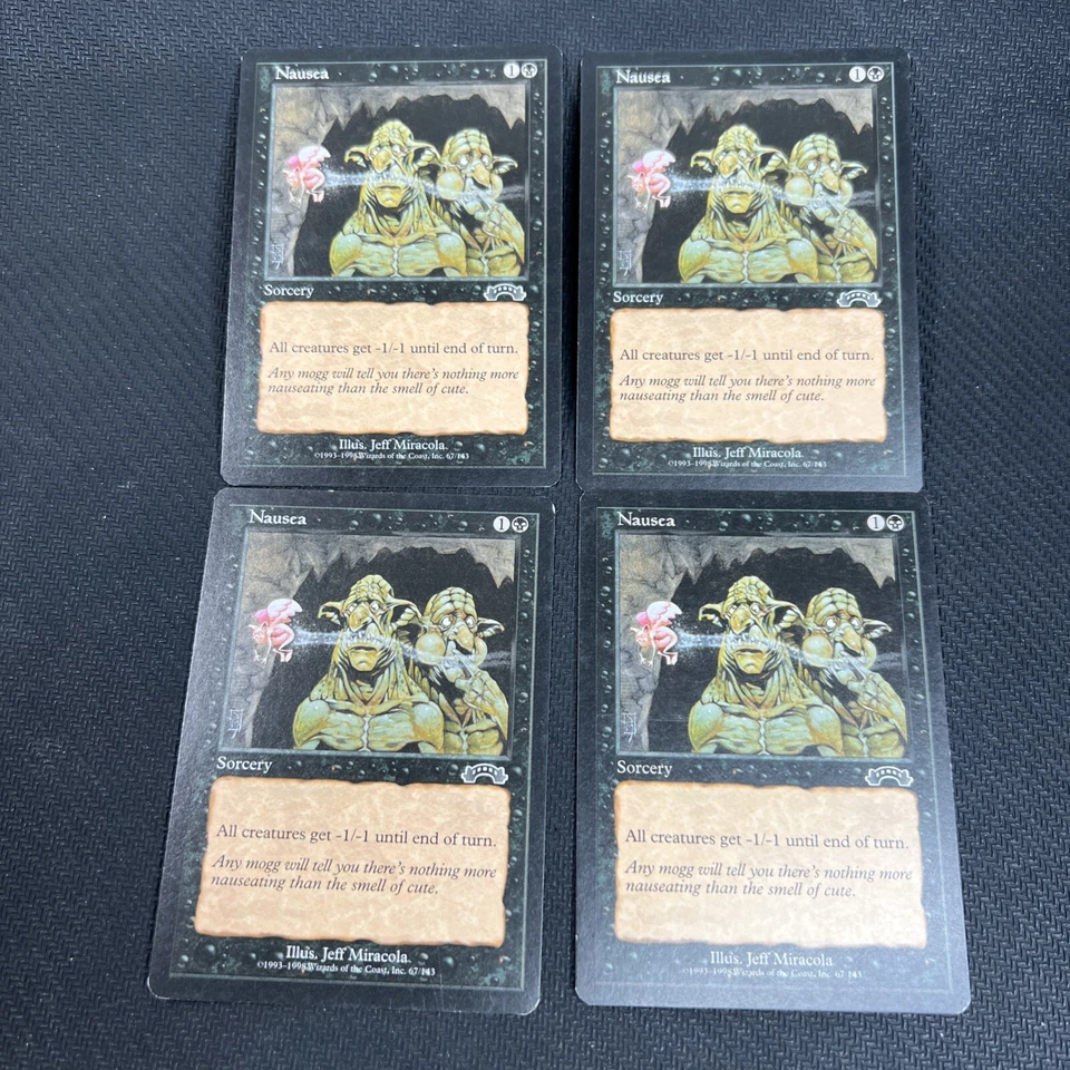 Nausea MTG Exodus Magic the Gathering Black 4 - Image 1 of 4