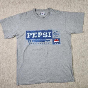 PEPSI GENERATION VTG Vintage T-Shirt X/XL Gray Like Nothing Else Single-Stitch - Picture 1 of 11