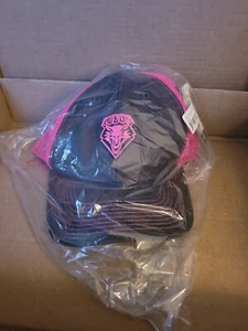 New Mexico Lobos Pink/Black Adjustable Trucker Hat - Picture 1 of 5