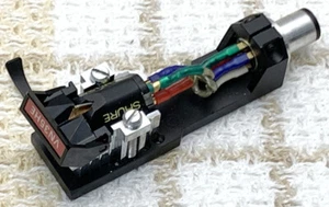 SHURE V15 Type3 HE MM Stereo Phono Cartridge ORTOFON Headshell USA USED JAPAN - Picture 1 of 3