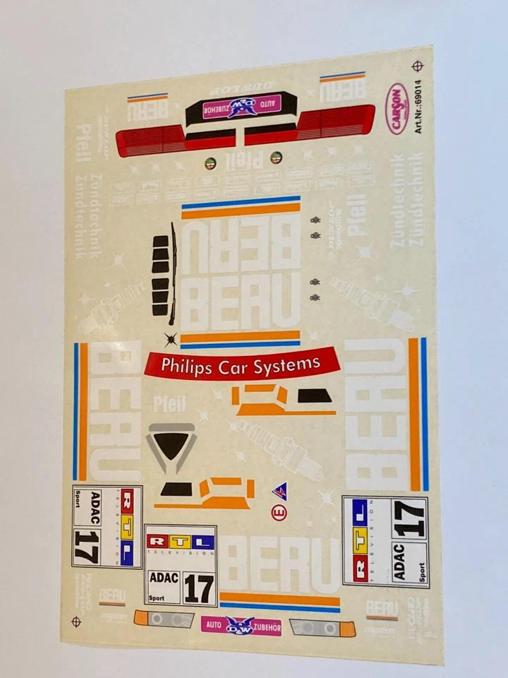 Alfa Romeo 155 V6  -  Beru  -   Dekor / Decals  von  Carson - Bild 1 von 1