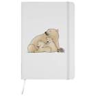 'Polar Bear Mother & Cubs' A5 Ruled Notebooks / Notepads (NB046657)
