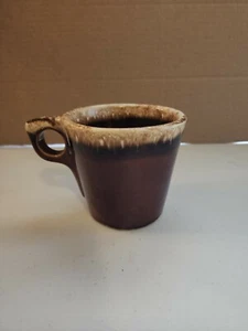 Hull Brown Drip Coffee Mug Cup Ovenproof Vintage Made In USA - Picture 1 of 7