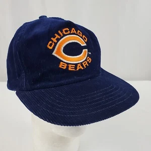Chicago Bears Vintage Cord Snapback Mütze Kappe bestickt Shell Öl Promo, NFL - Bild 1 von 10