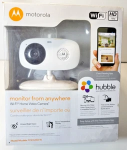 Motorola Focus50-W WiFi Home Video Camera WhiteHD 720p Used - Picture 1 of 7