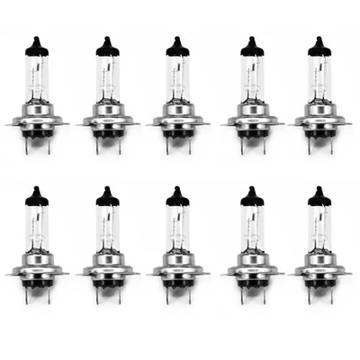 H7 Super White Halogens Headlights 55w Headlamp 6000K Lights Bulbs 12V 10 Pcs - Image 1 of 4