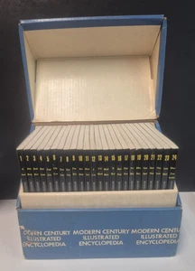 Modern Century Illustrated Encyclopedia 1972 Complete 24 Volume Set NIB - Picture 1 of 5