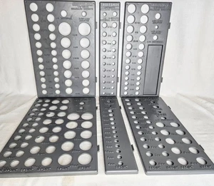Craftsmen 6 Piece Socket Drawer Organizer Trays.  3 Standard & 3 Metric - Picture 1 of 13