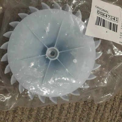 Bosch Neff Siemens  Tumble Dryer Drym Fan , Blower Wheel , Impeller Fan 00647541 - Image 1 of 3