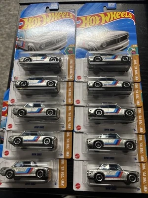 Lot Of 10 Hot Wheels Zamac BMW 2002 Walmart Exclusive - Image 1 of 3