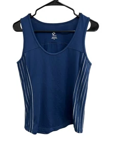 Camiseta sin mangas Jofit tenis pickleball azul talla mediana sin mangas cuello redondo atletismo - Imagen 1 de 10