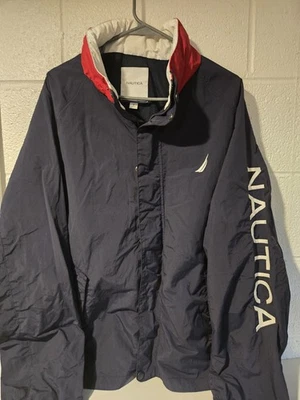 Nautica Full Zip Lightweight Jacket Mens Size Xl Good Condition - Image 1 of 4