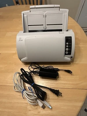 Fujitsu fi-7030 Document & Image Scanner with Power Supply & USB Cable - Image 1 of 4