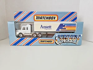 Matchbox Convoy CY4 Ansett Interstate Truck Semi Trailer Container White - Picture 1 of 7