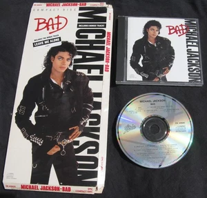 Michael Jackson Longbox BAD 5" CD Album Disc EK 40600 Collector USA 1987 - Imagen 1 de 8