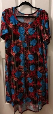 Lularoe Carly 3X Patrón Floral Nuevo Con Etiquetas Foto 1 de 4