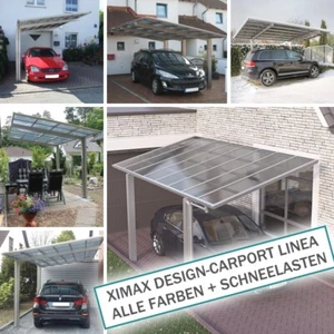 XIMAX Design-Carport Linea ALLE FARBEN + SCHNEELASTEN - Bild 1 von 4