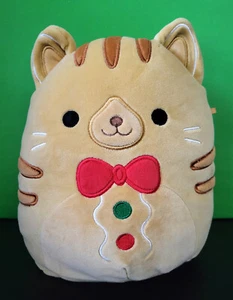 Squishmallows Jones The Gingerbread Tabby Cat Christmas 11" Plush - Picture 1 of 3