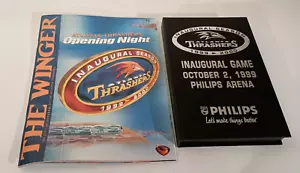 Atlanta Thrashers 10, 2, 1999 Eröffnungsspiel Phillips Arena TICKET UND PROGRAMM - Bild 1 von 7