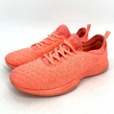 APL Techloom Phantom Zapatillas Tejidas Neón Coral Rosa Talla 10.5 Foto 1 de 4