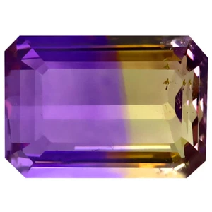 6.20 ct Mind-Boggling Octagon Cut (13 x 9 mm) Unheated / Untreated Ametrine - Picture 1 of 1