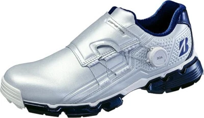 Zapatos de golf BRIDGESTONE ZSP-BITER TOUR BOA WIDE plateado azul SH2401 US8 (26 cm) Foto 1 de 4