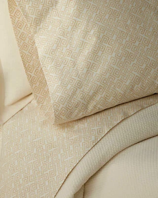 RALPH LAUREN WESTON PARK HUTCHINGS 2p QU ПЛОСКИЙ/ОЧЕНЬ ГЛУБОКИЙ ПРИТАЛЕННЫЙ ЛИСТ КРЕМОВЫЙ новый в упаковке - Изображение 1 из 4