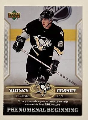 Sidney Crosby 2005-06 Upper Deck Phenomenal Beginning Sidney Crosby #6 EX - Image 1 of 2