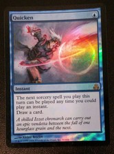 Guildpact ** Quicken (FOIL) ** Mtg Magic (EX/NM)