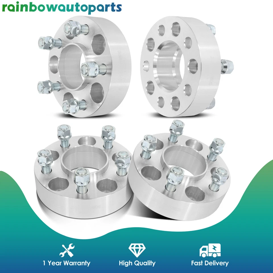 Espaciadores de rueda 4 piezas centrados en el cubo 5x4,5 5x114,3 para Ford Mustang 2015-2021 2017 Foto 1 de 4