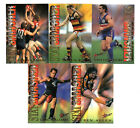1995 Afl Vfl Select Stat Smasher Cards - Complete 5 Card Set (Stats Smashers)
