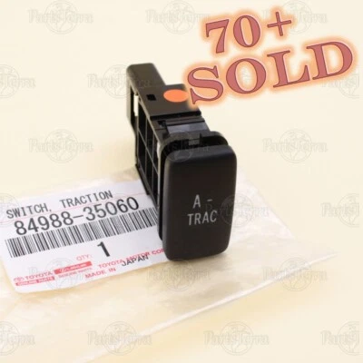 New Genuine Toyota FJ Cruiser Traction Control Switch Button A-TRAC 84988-35060 - Image 1 of 4