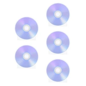 5pcs DIY Blank DVD/CD Disc with Data Storage Box Empty Writable Video Recording - Afbeelding 1 van 12