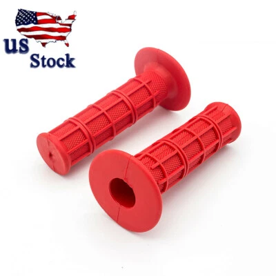 Juego de empuñaduras de acelerador de manillar rojo para Kawasaki KX125 KX250F KX250 KX85 KX65 Foto 1 de 4
