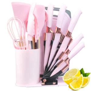 Kitchen Utensils Set 12/20 Pieces Silicone Cooking Utensils Set Cookware Tools - Picture 1 of 30