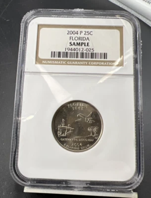 2004 P Florida NGC Sample Slab BU UNC - Image 1 of 4