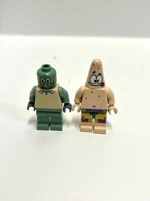 LEGO Spongebob SquarePants, Squidward, And Patrick Minifigures. - Image 1 of 3