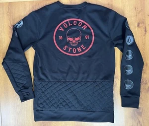 Sweatshirt Volcom Pat Moore Langarm Pullover Totenköpfe Small - Bild 1 von 20