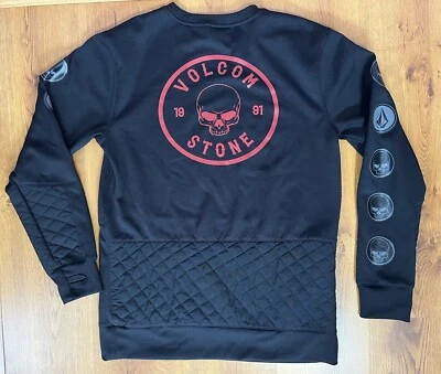 Sweatshirt Volcom Pat Moore Long Sleeve Pullover Skulls Small - Image 1 of 4