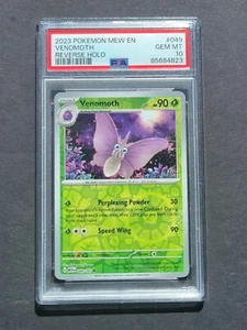 PSA 10 VENOMOTH 049/165 - SCARLET & VIOLET 151 REVERSE HOLO ENGLISH - GEM MINT - Picture 1 of 2