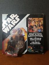 Star Wars action figure 30th Anniversary  01 Darth Vader w  Coin Album 2006 NEW