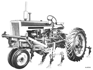 Owner's ManuaI IH 268 Mounted 2 Row Mounted Cultivator for Farmall 504 Tractor - Picture 1 of 15