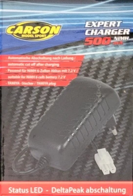 Steckerladegerät Expert Charger NiMH 500mA Carson 500606081 - Bild 1 von 4