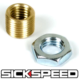 SICKSPEED SHIFT KNOB ADAPTOR STANDARD THREAD JAM NUT AND REDUCER 12-1.25 - Picture 1 of 1