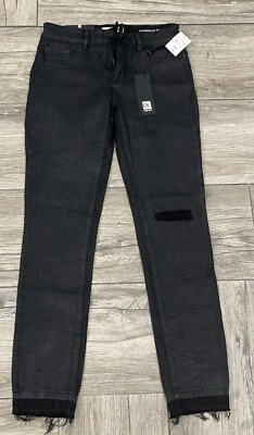 Pantalones de mezclilla para mujer DL1961 29 negros elásticos Margaux Instasculpt tobillo ajustados Habasu nuevos con etiquetas Foto 1 de 4