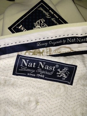 NEW Nat Nast Luxury Original Men's Celadon Green Pleated Silk Shorts Size 34 - Image 1 of 4