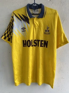 CAMISETA DE FUTBOL DE VISITANTE VINTAGE TOTTENHAM HOTSPUR 1991 1994 1995 UMBRO - Imagen 1 de 20