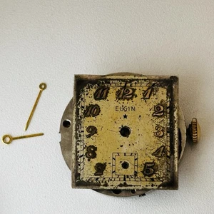 Oldtimer Elgin 35698135 Uhrwerk 15J für Teile Reparatur - Bild 1 von 4